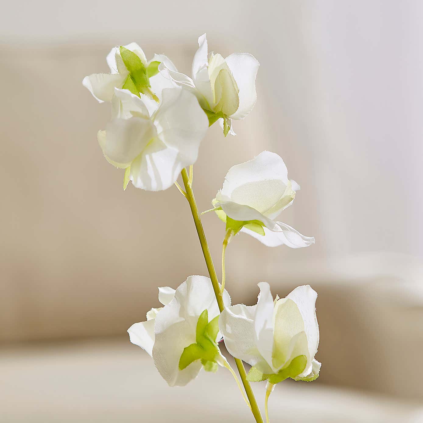 Small Artificial Sweet Pea Stem
