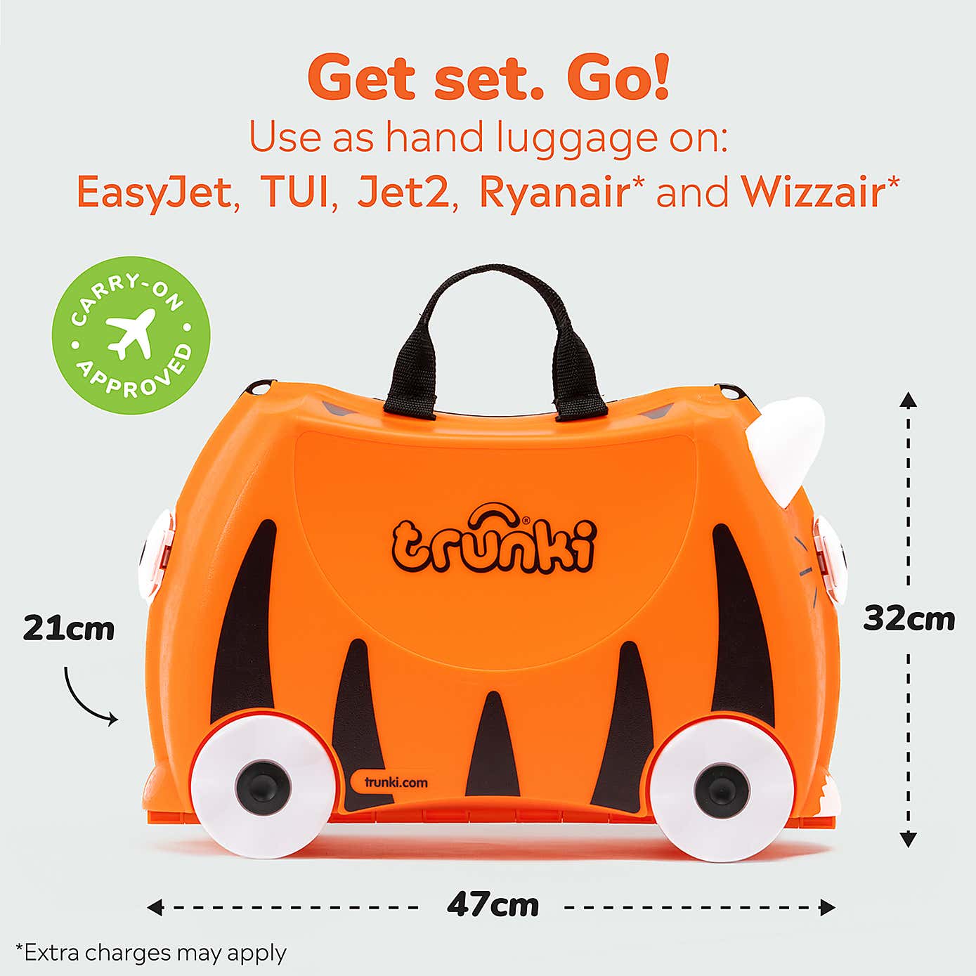 Trunki Tipu the Tiger Ride On Suitcase
