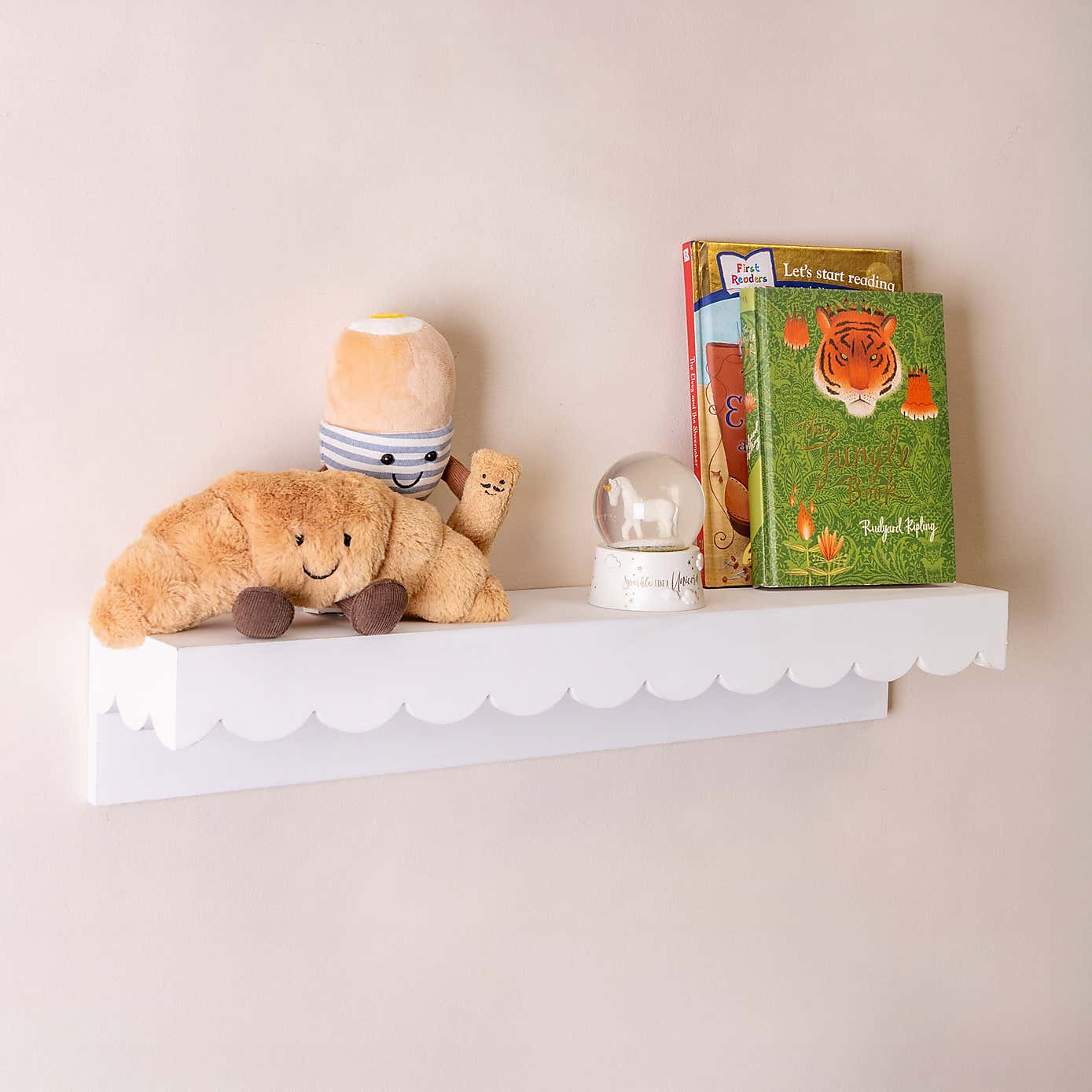 Wavy Floating Shelf, 55cm
