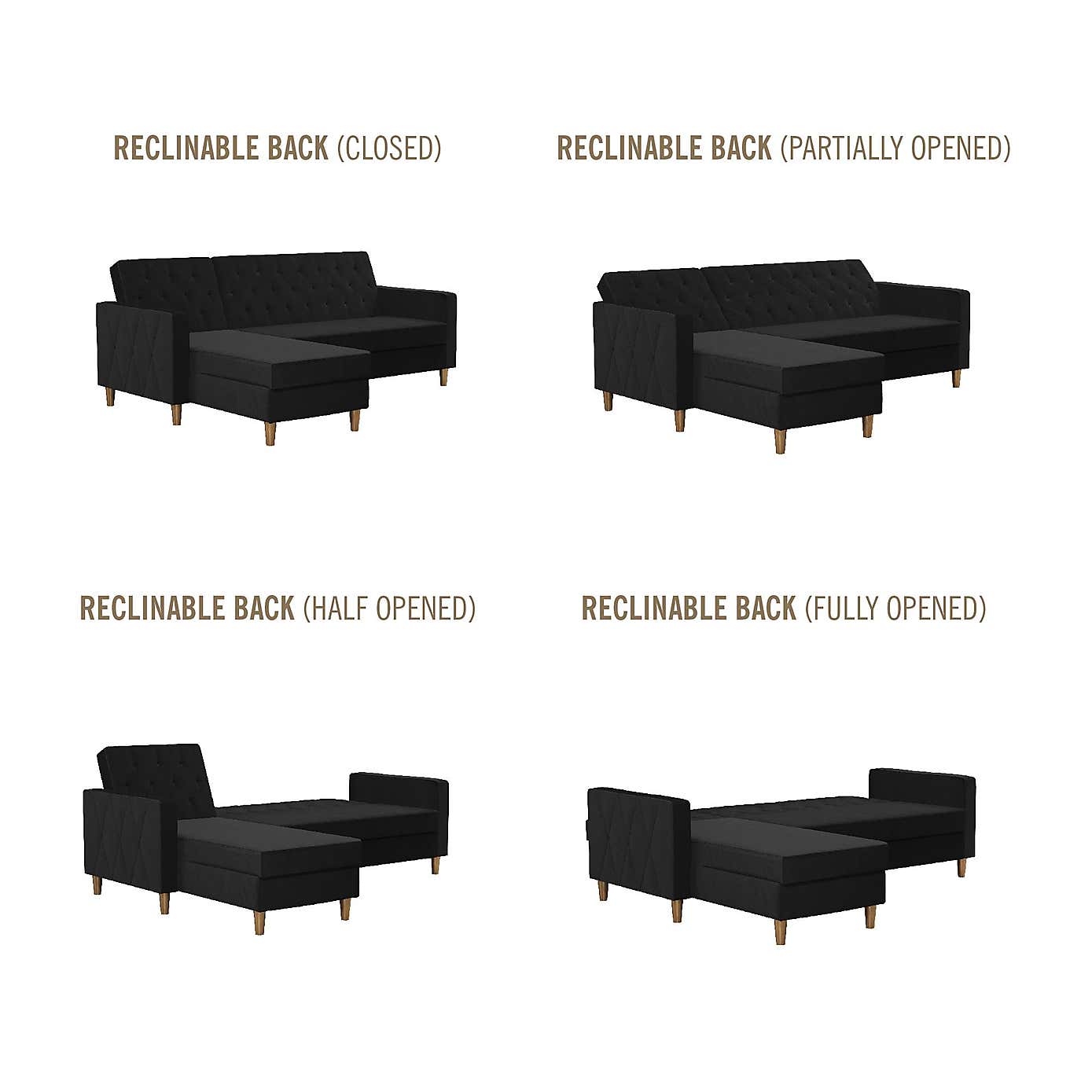 Cosmo Liberty Velvet Futon