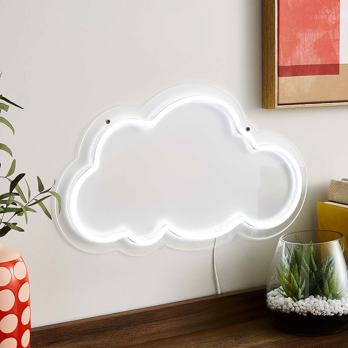 Cloud Neon Wall Light