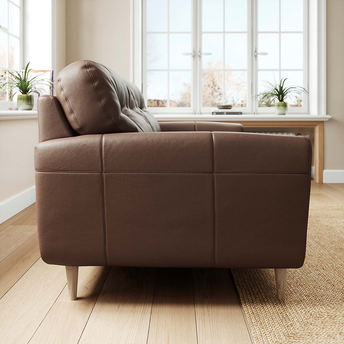 Sven Classic Leather 2 Seater Sofa