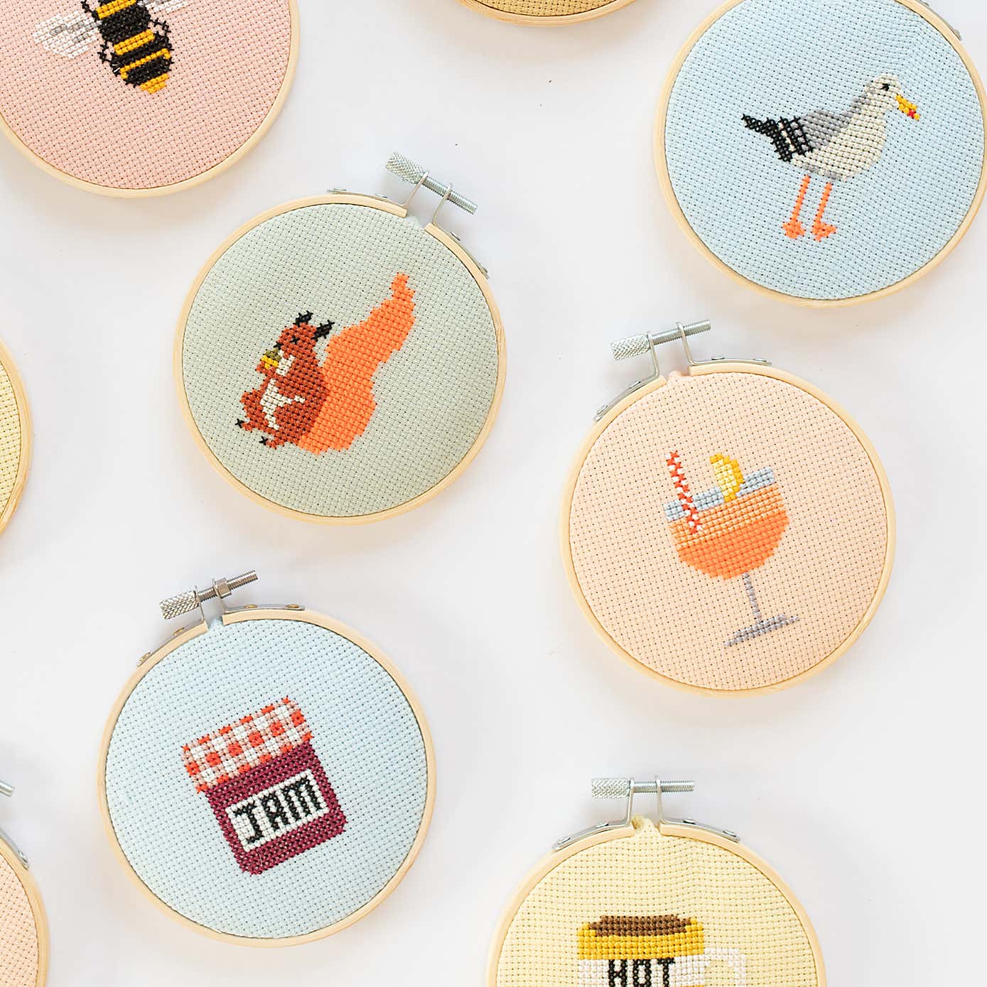 Cotton Clara Aperol Cocktail Cross Stitch Kit