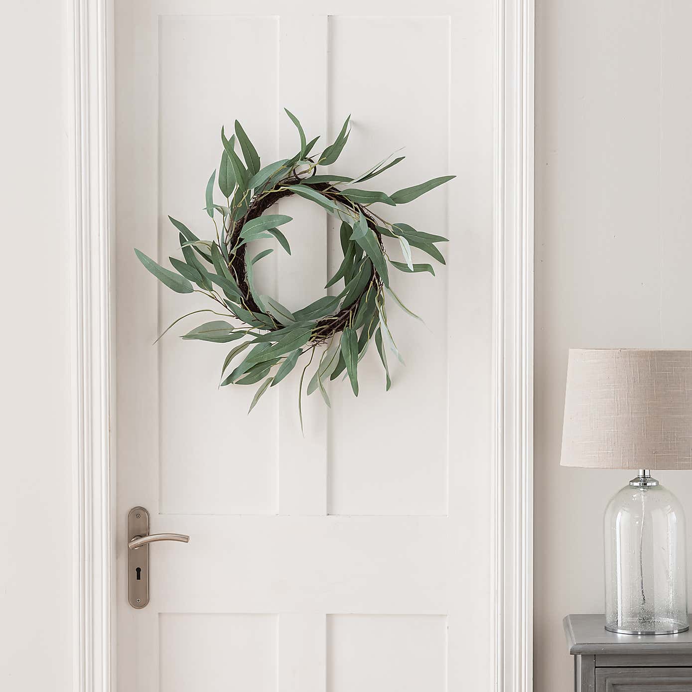 Artificial Olive Leaf Wreath