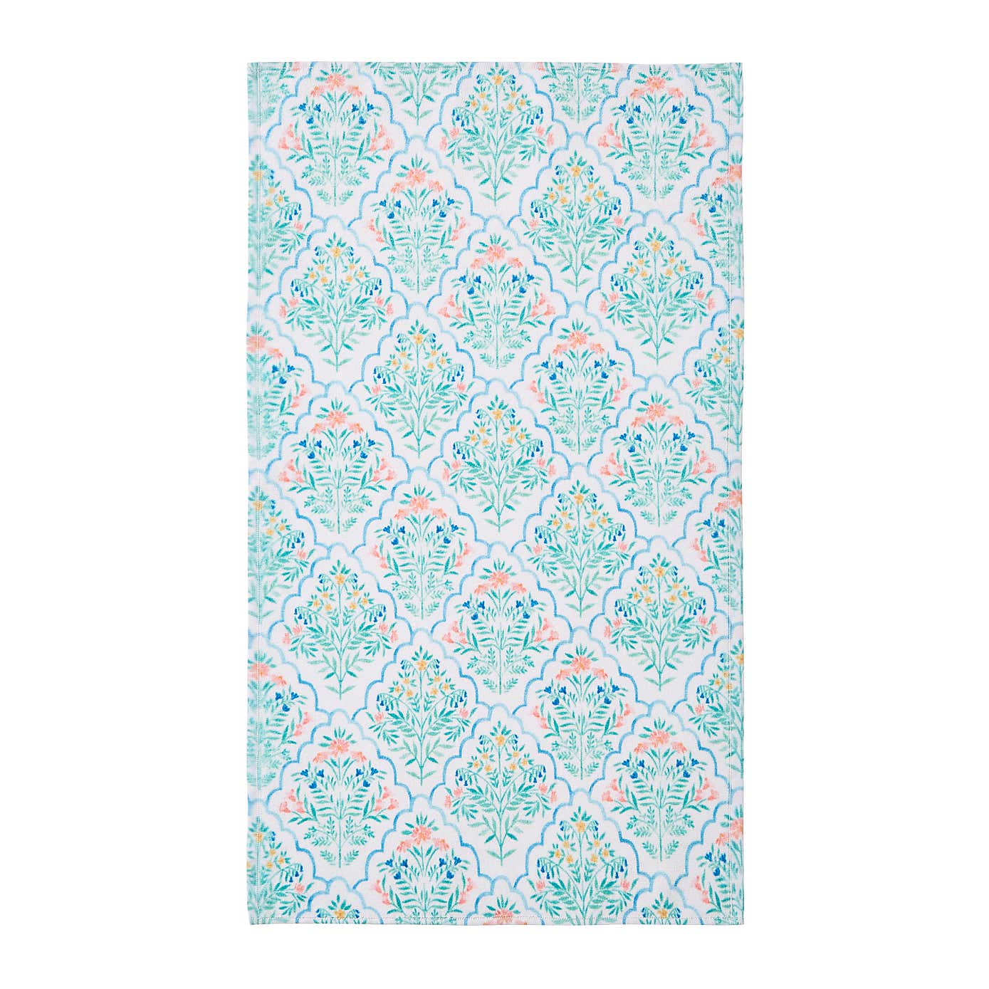 Heart and Soul Scallop Floral Cotton Towel