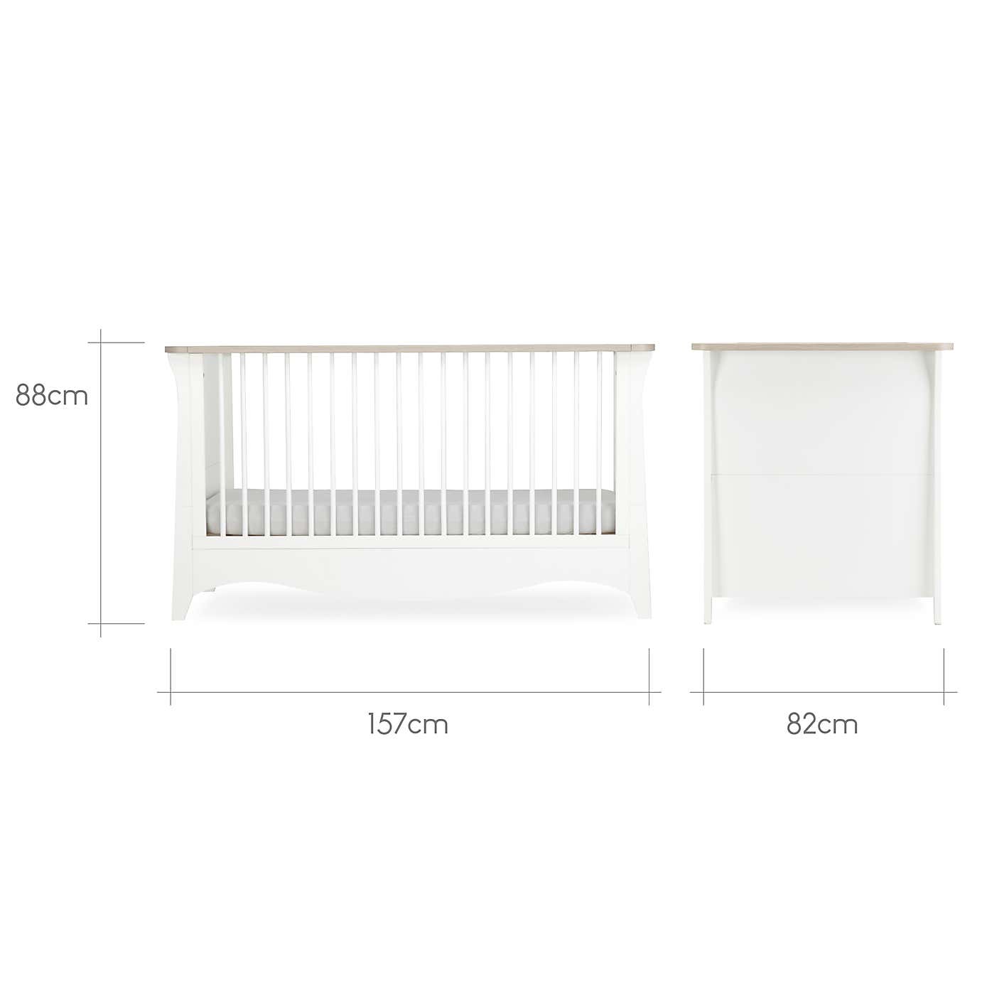 CuddleCo Clara 3 Piece Nursery Furniture Set