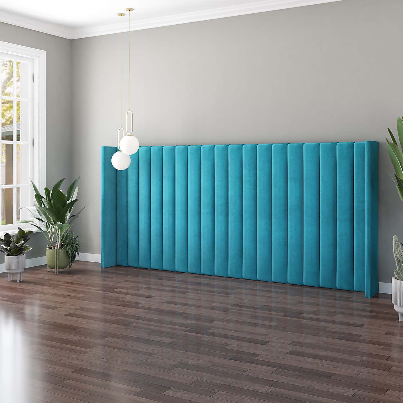 Grandeur Plush Velvet Headboard