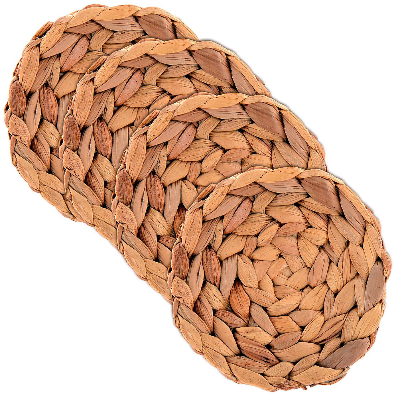 Set of 4 Water Hyacinth Coasters