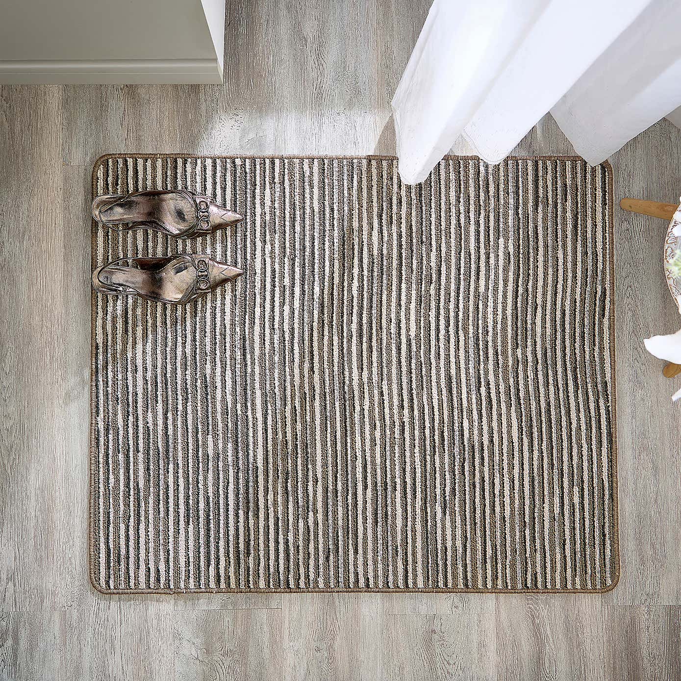 Marvel Boucle Broken Stripes Washable Doormat