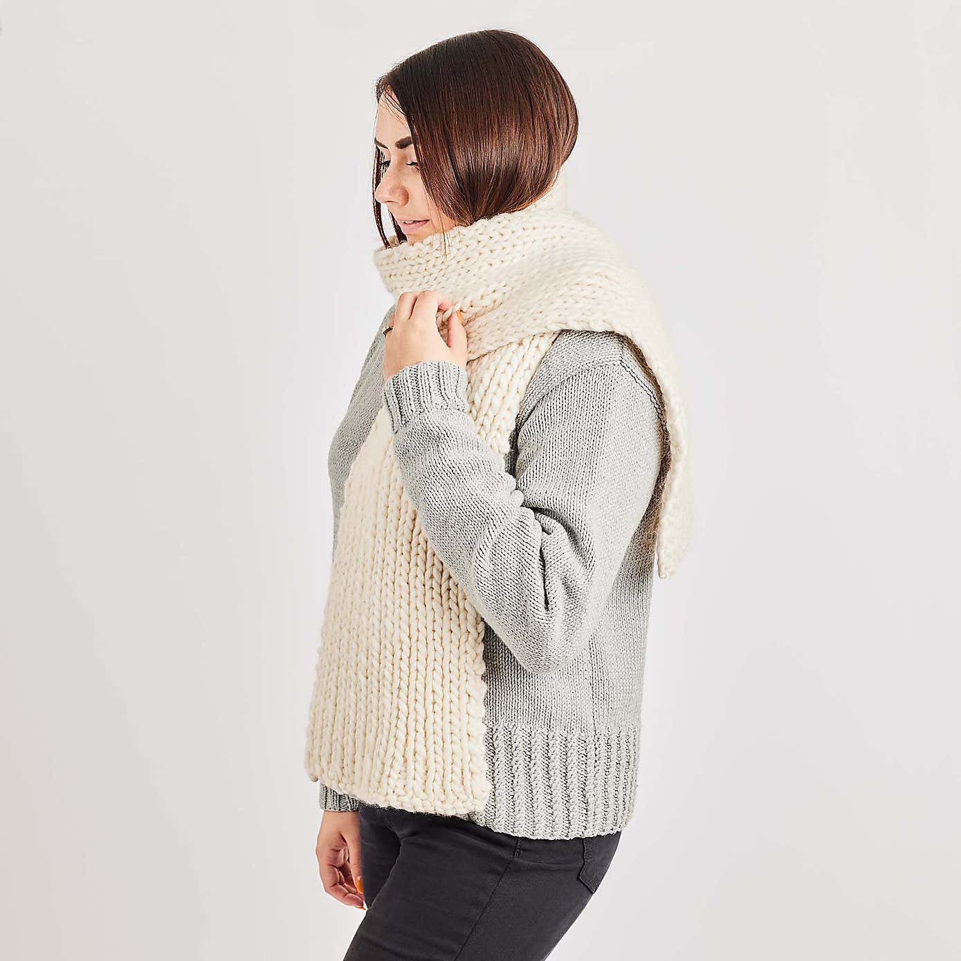 Vale Scarf Knitting Kit