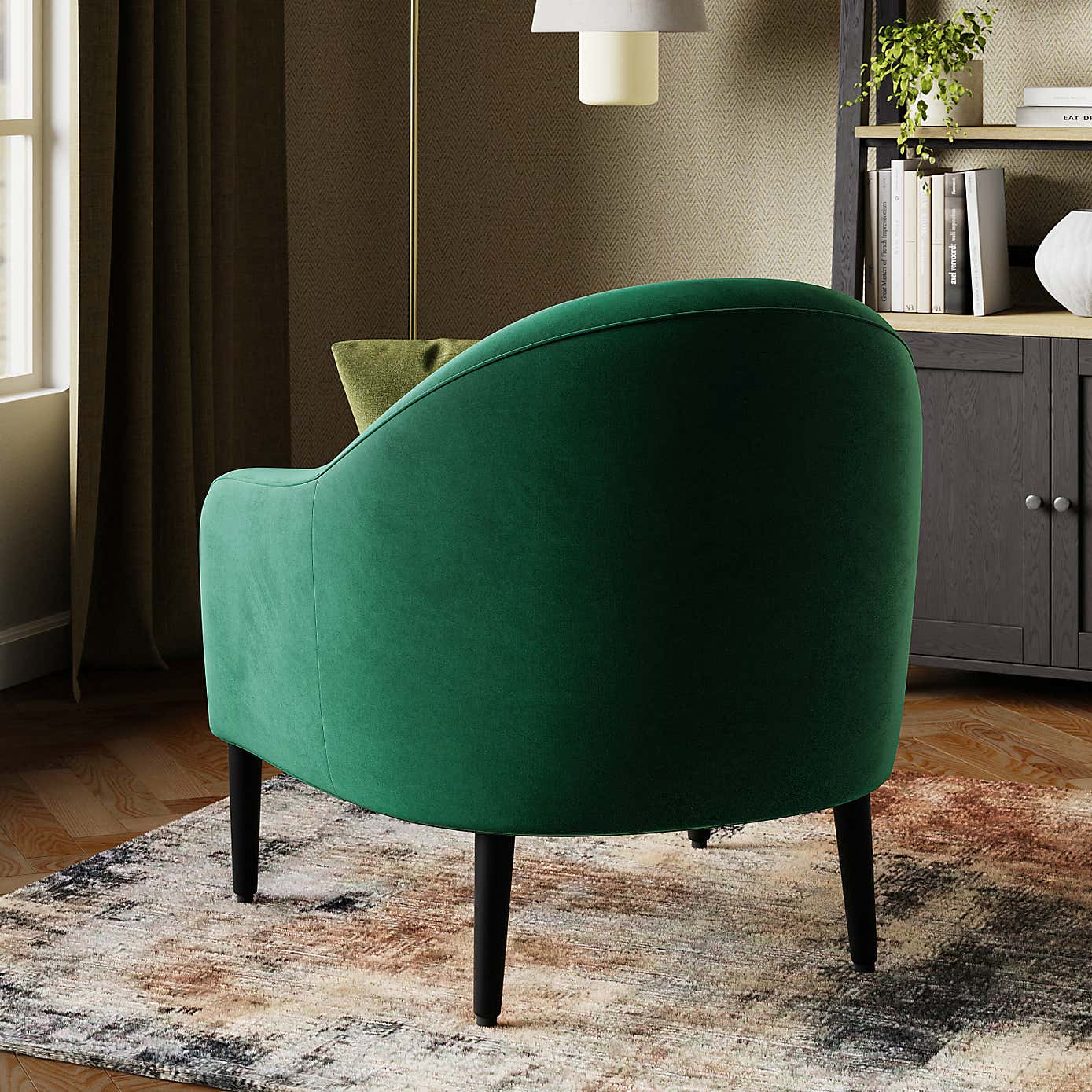 Kaspar Velvet Tub Chair