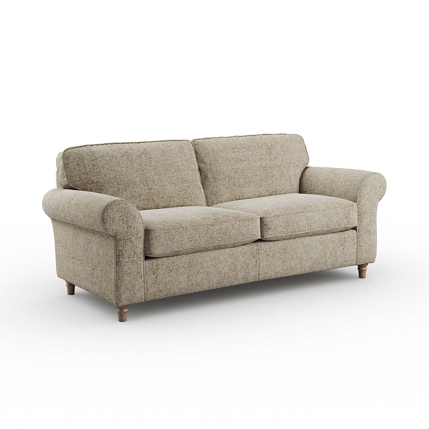 Flori 3 Seater Sofa, Chunky Chenille
