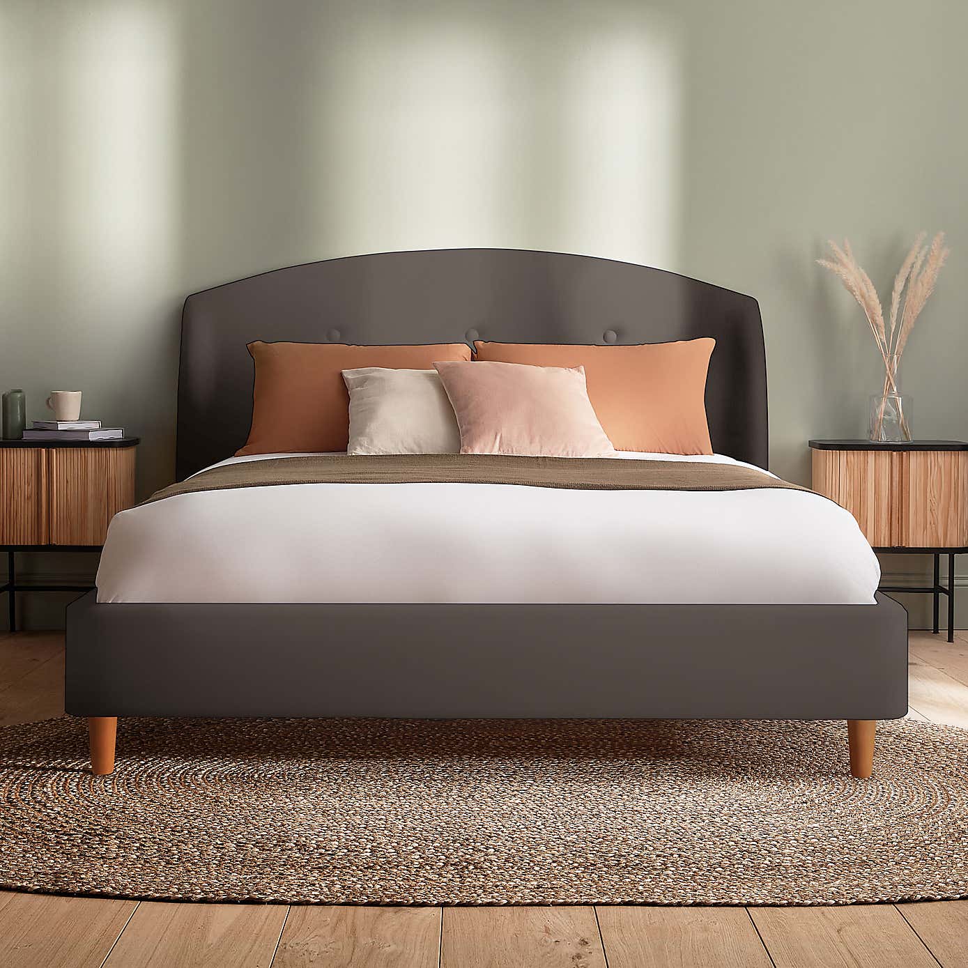 Silentnight Evana Bed Frame, Velvet