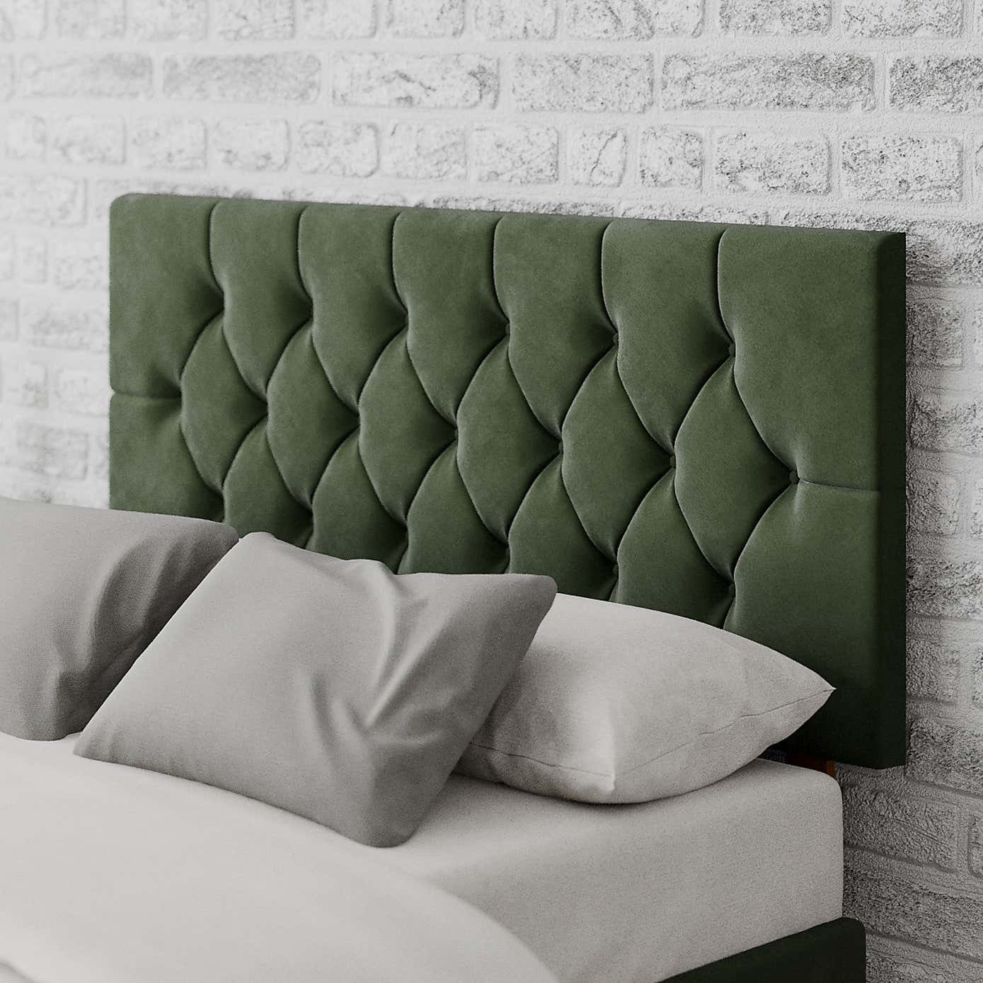Olivier Plush Velvet Headboard