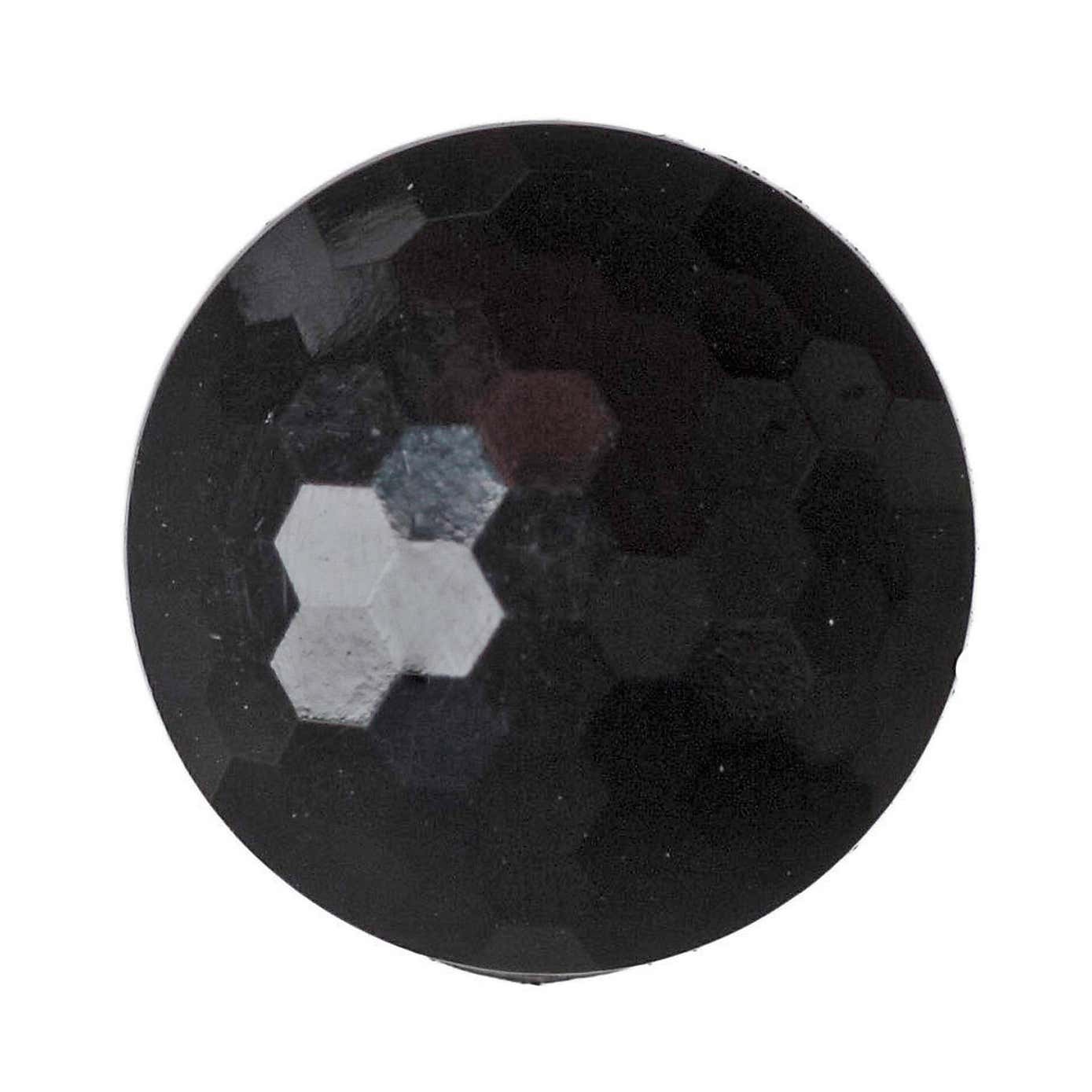 Round Domed Faceted Buttons 11.25mm Pack of 11