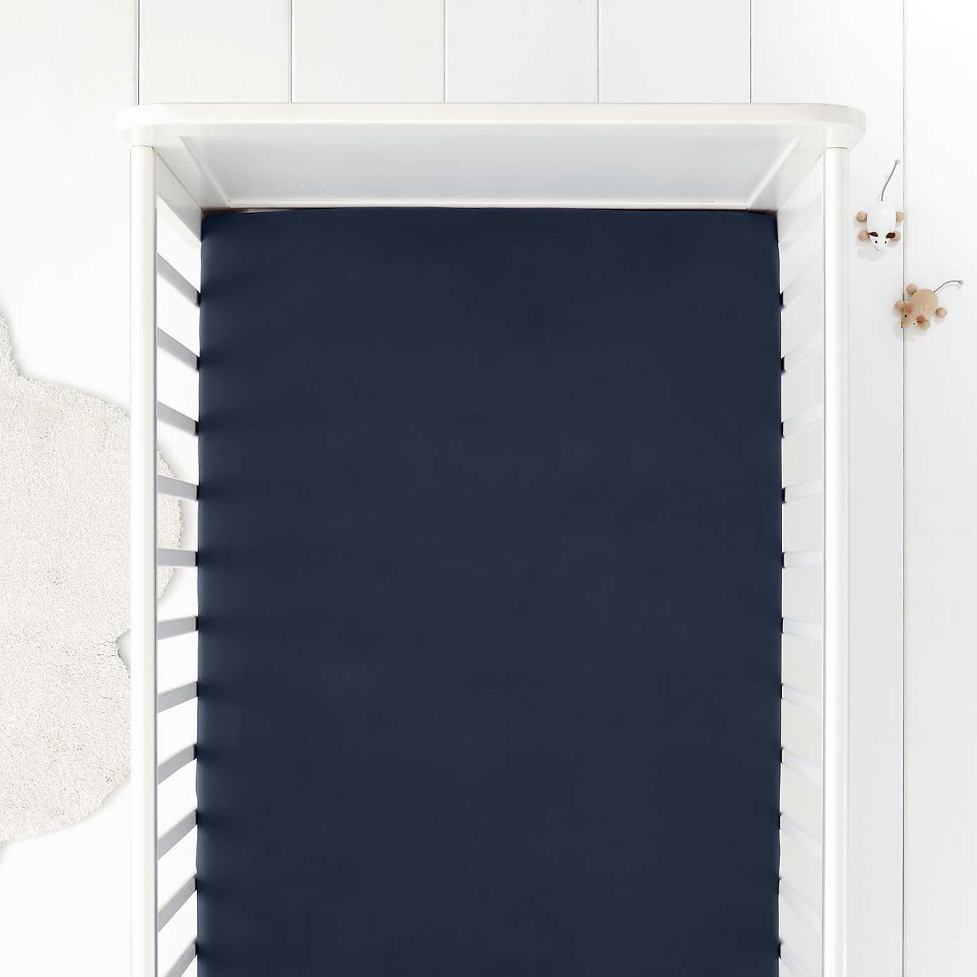 Pack of 2 Pure Cotton Toddler Fitted Sheets