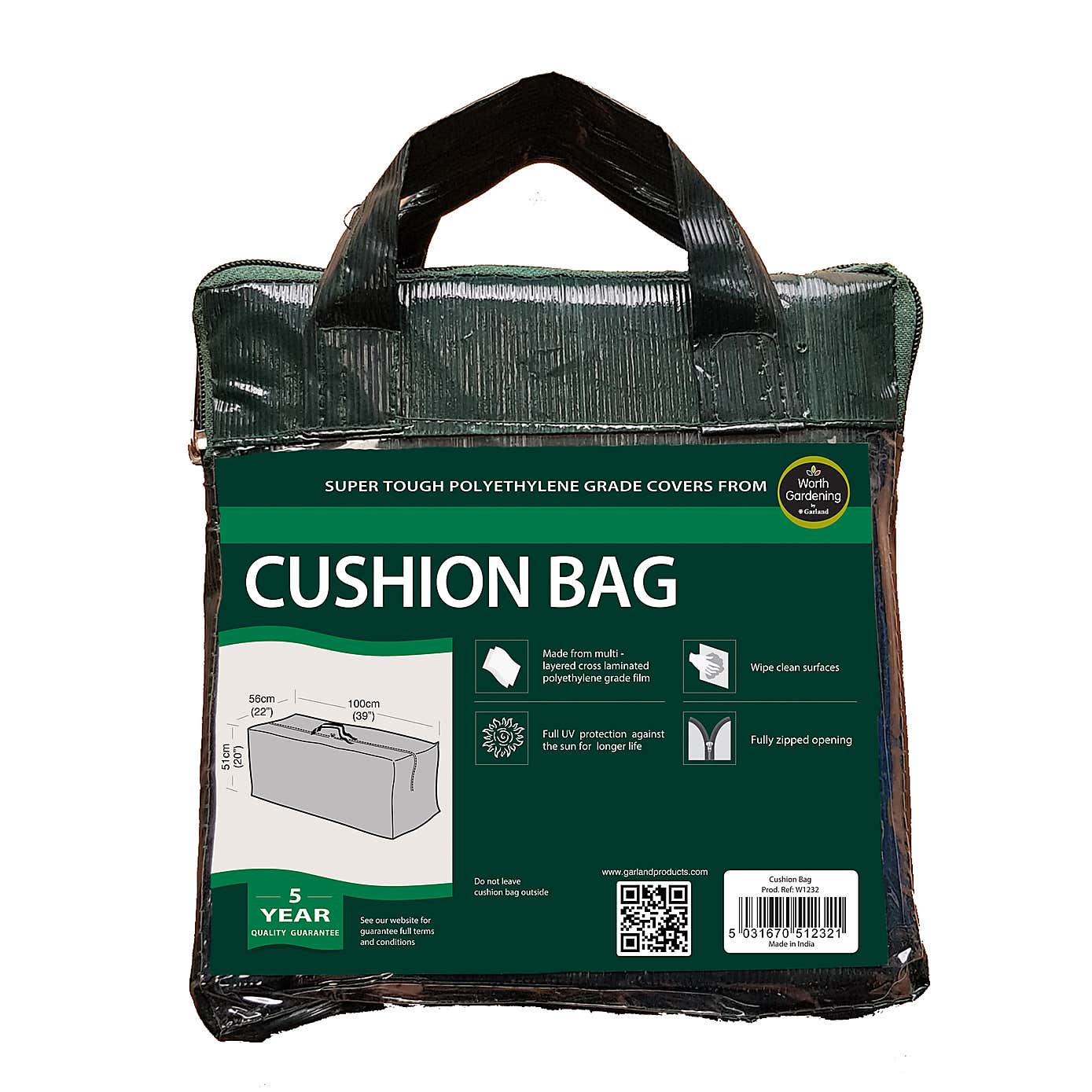 Garland Green Cushion Bag