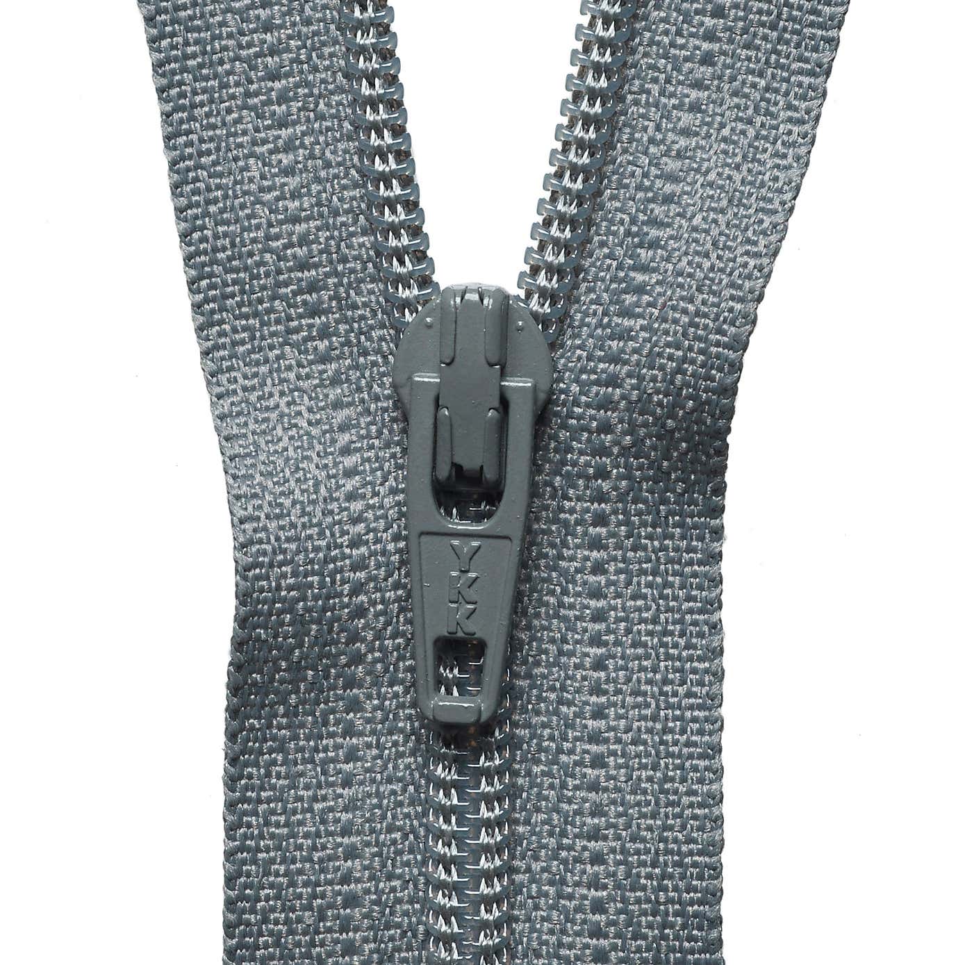 Grey Nylon Zip