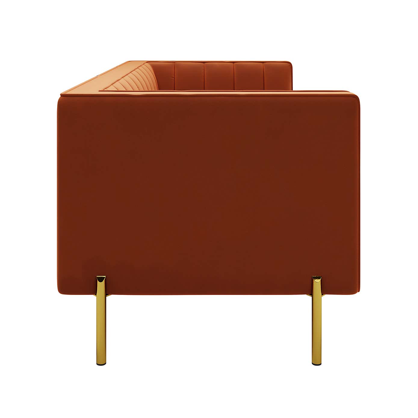 Bellamy Velvet 2 Seater Sofa - Grey