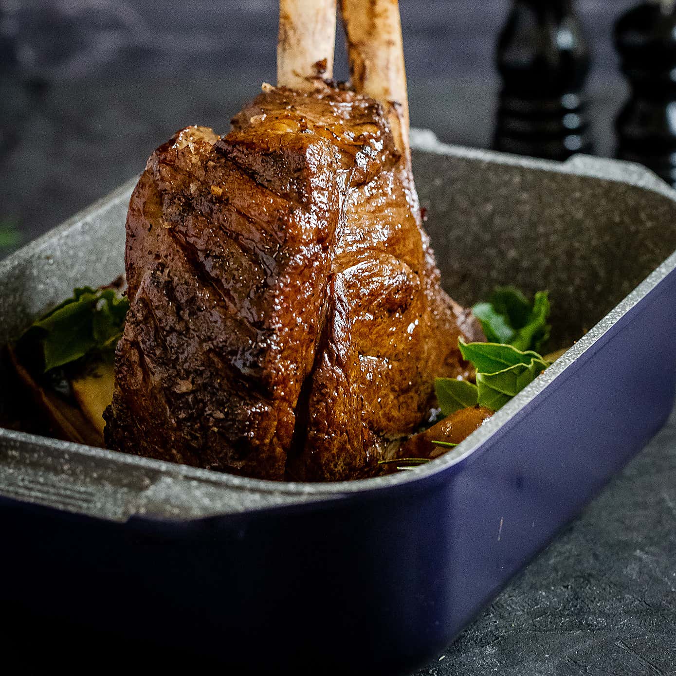 MasterClass Non-Stick Aluminium Roasting Pan, 34cm