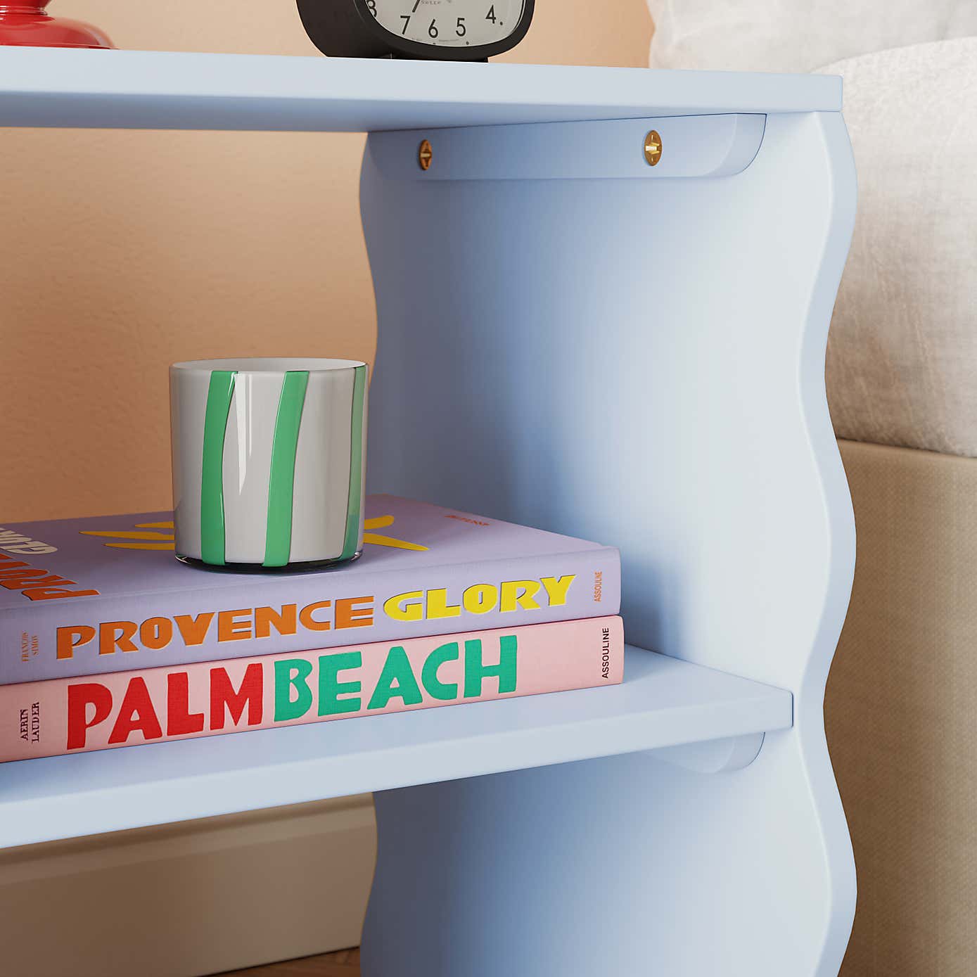 Posie Wavy Bedside Table