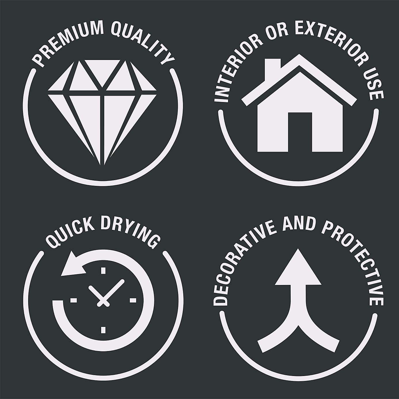 Rust-Oleum Blossom White Satin Painter's Touch Spray Paint 400ml