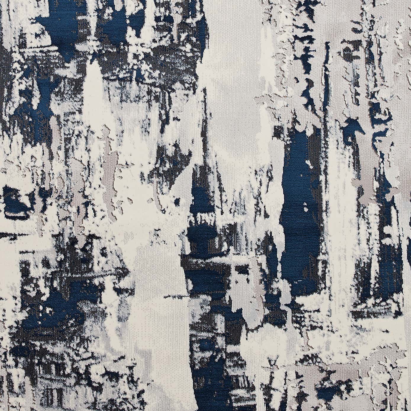 Apollo Marble Effect Washable Rug