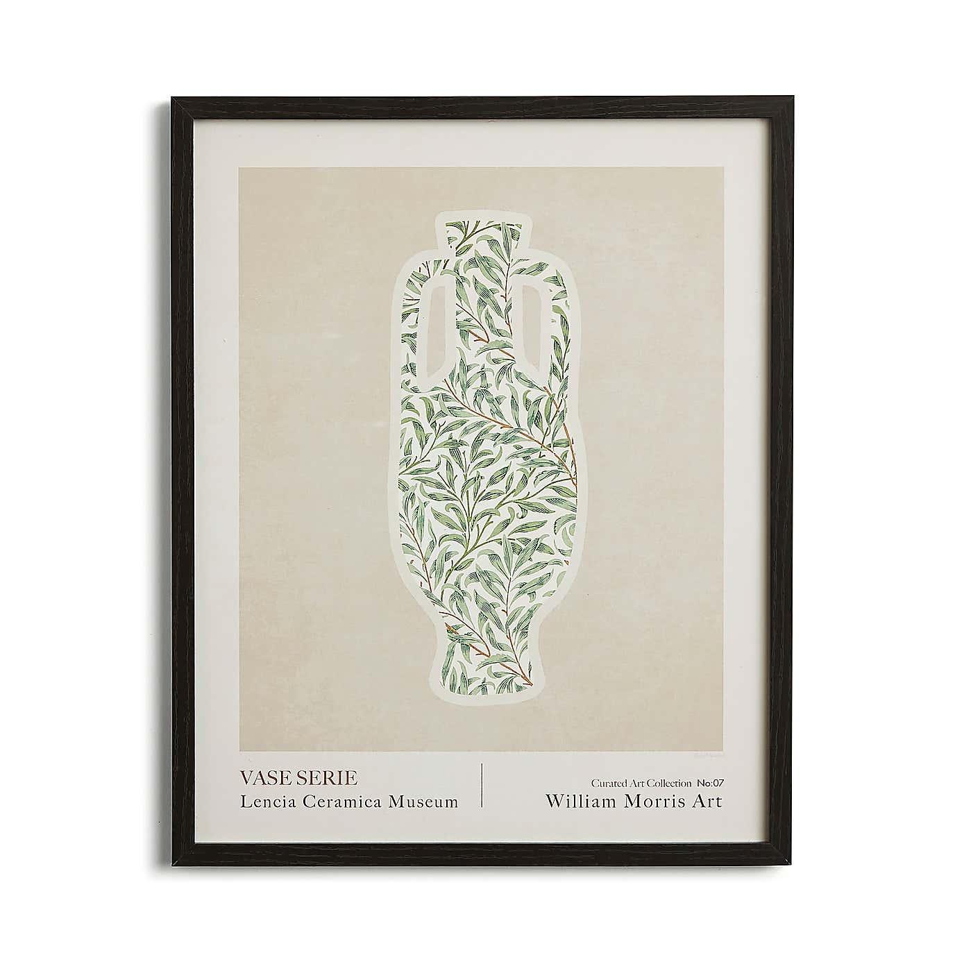 Vase Series No. 07 by William Morris Framed Print