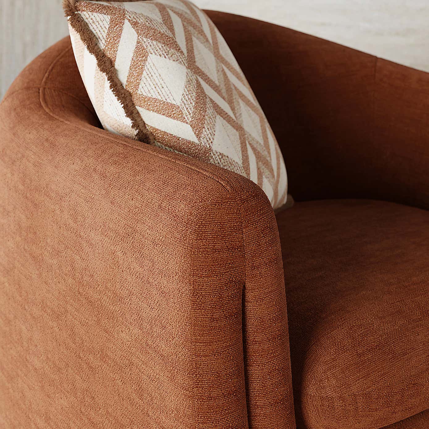 Darcy Distressed Chenille Accent Chair