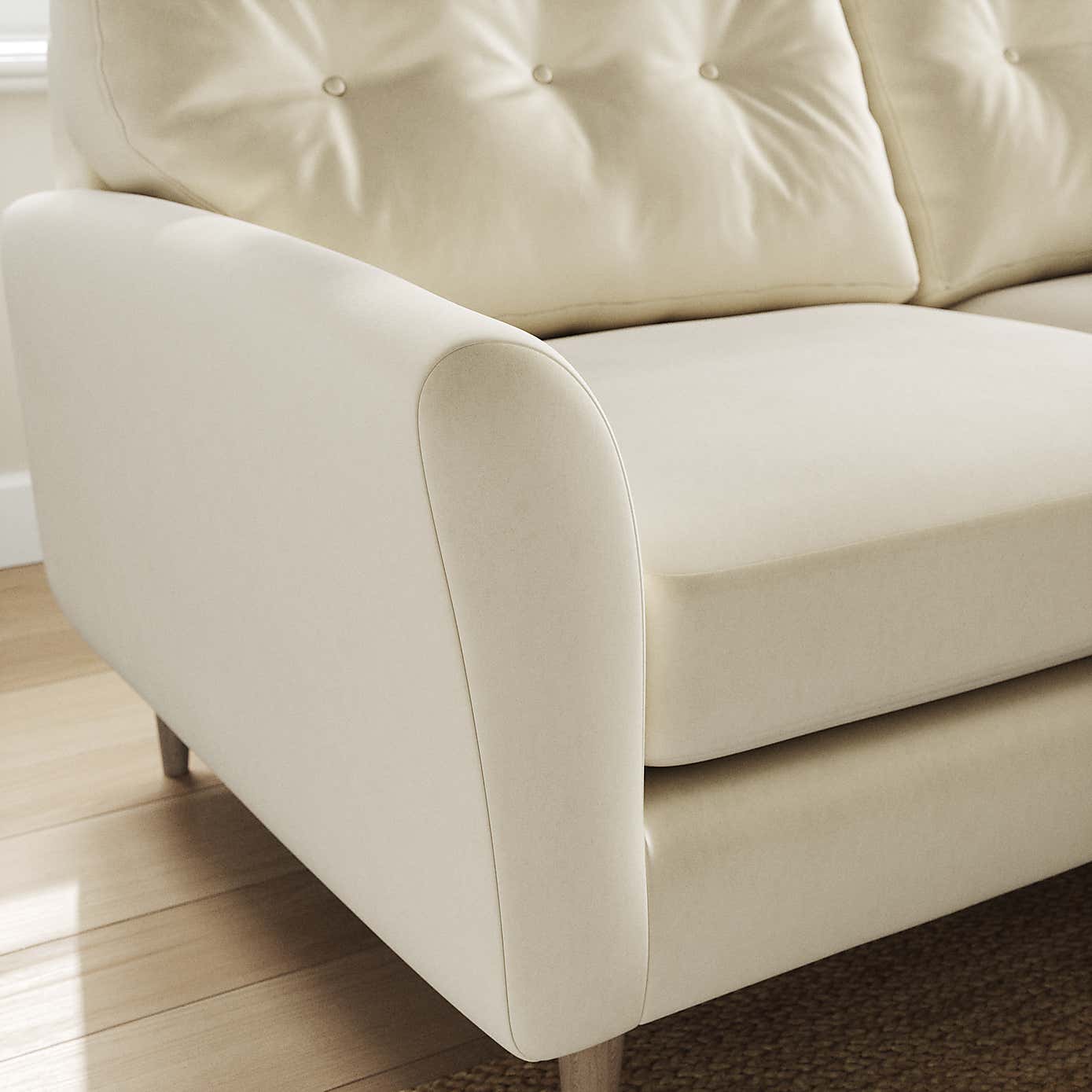 Sven Opulent Velvet Corner Chaise Sofa