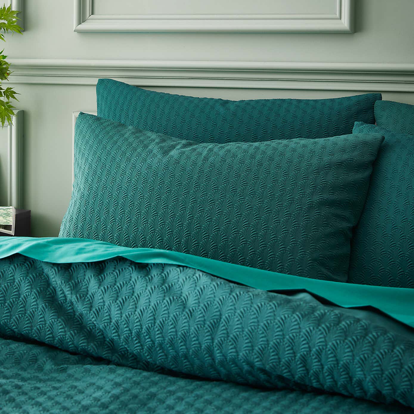 Deco Fan Duvet Cover and Pillowcase Set