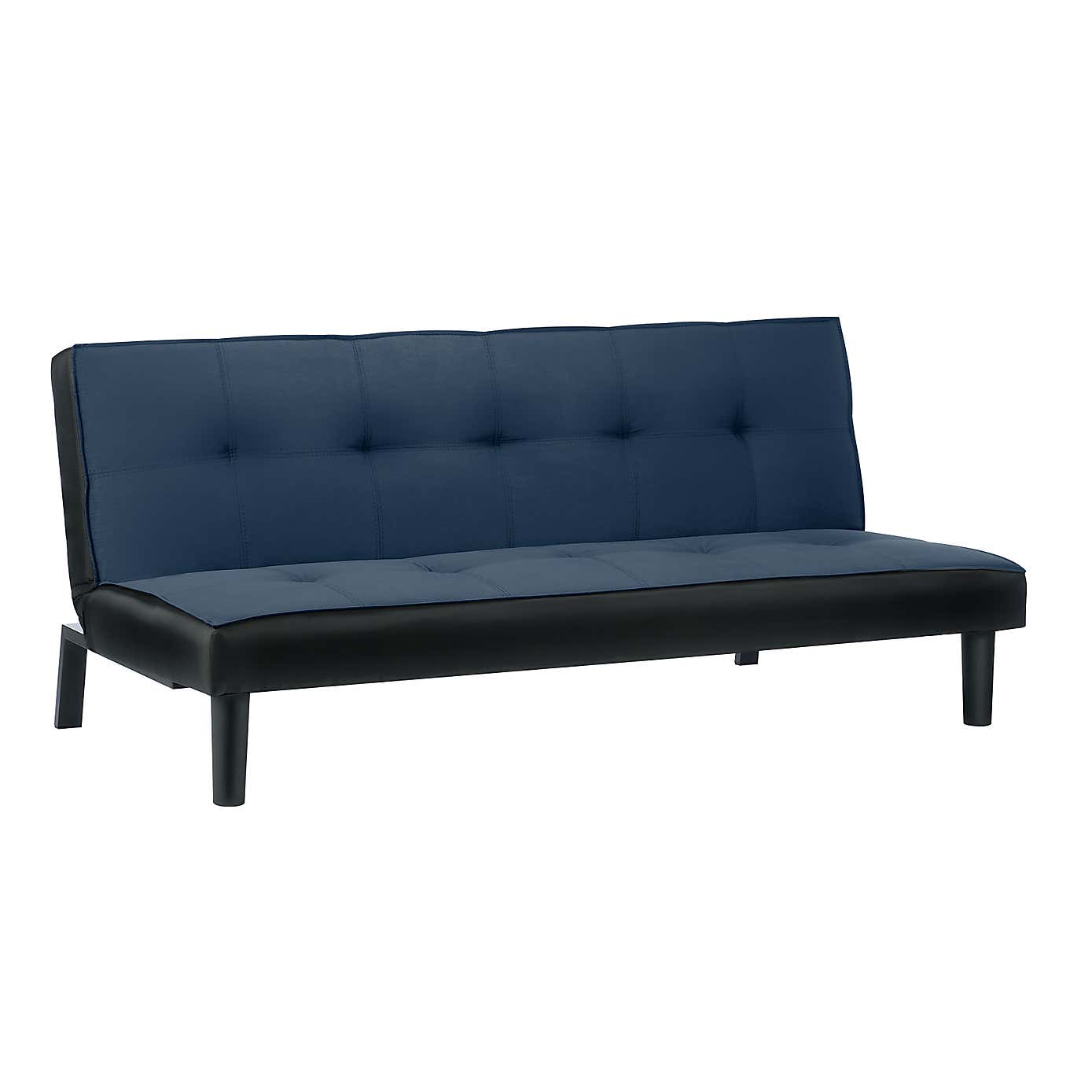 Aurora Velvet Double Sofa Bed