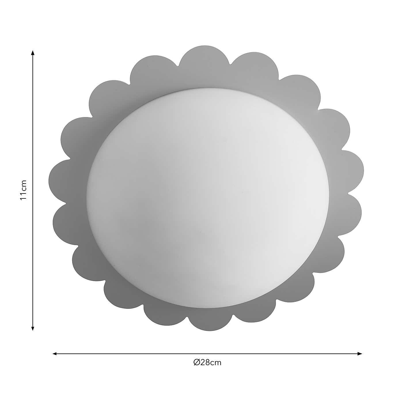 Remi Bathroom Flush Ceiling Light