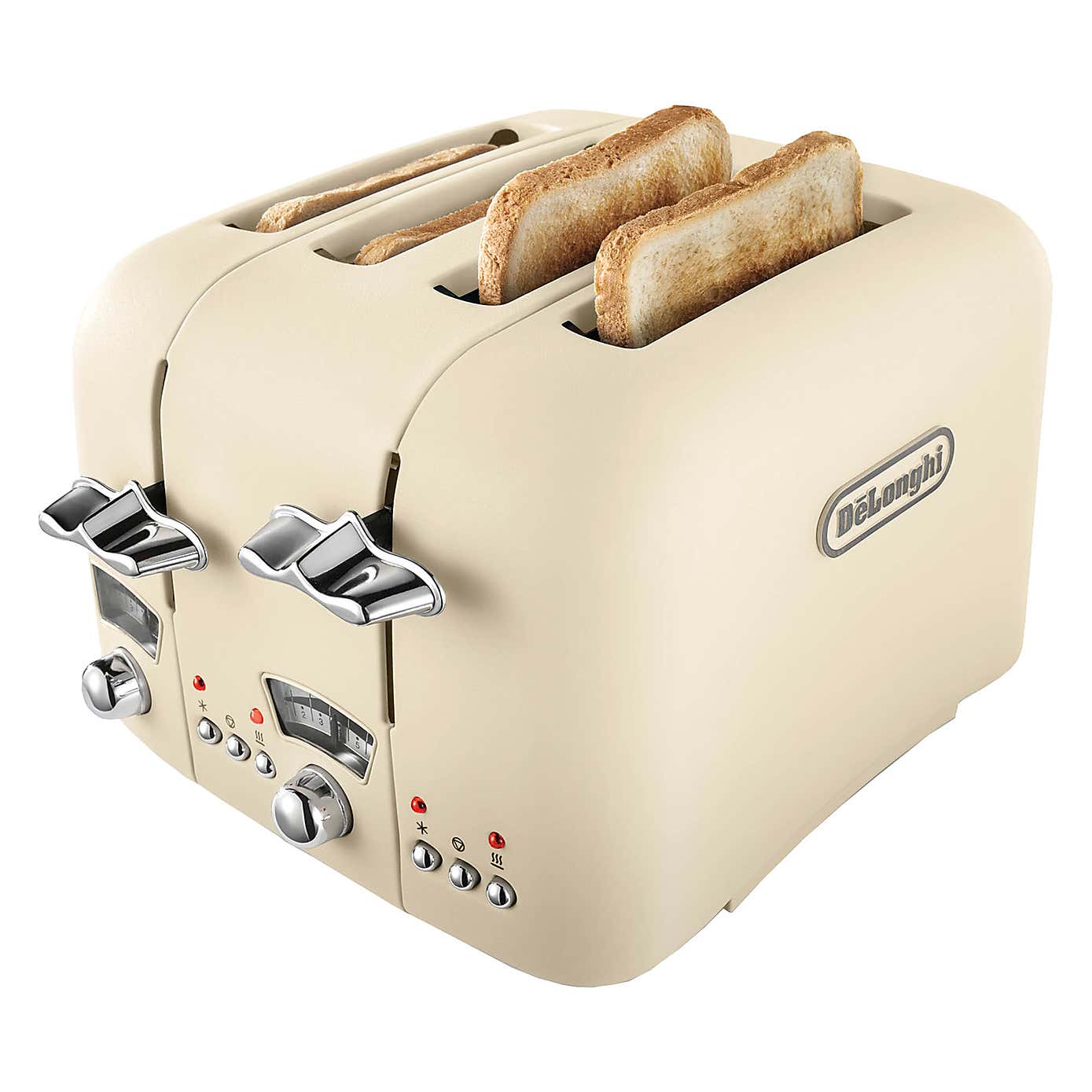 Delonghi 4 Slice Argento Toaster
