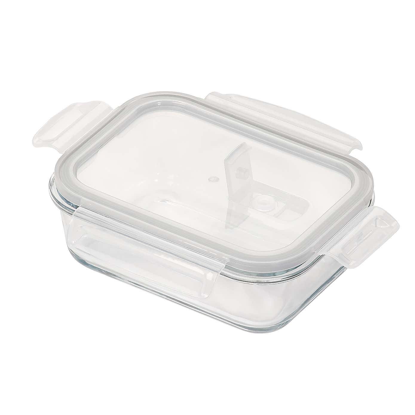 Borosilicate Glass Food Storage with Vented Lid