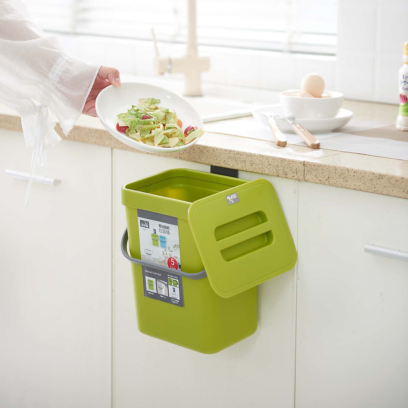 EKO Puro 3 Litre Hanging Compost Caddy