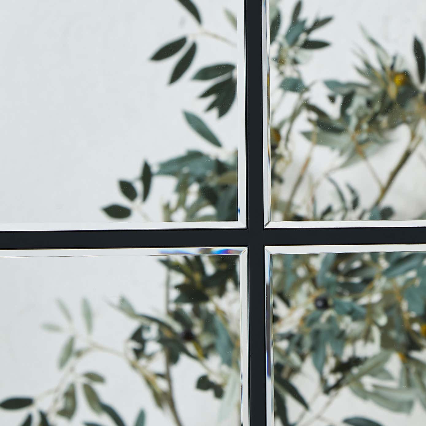 Luxe Window Rectangle Full Length Leaner Mirror