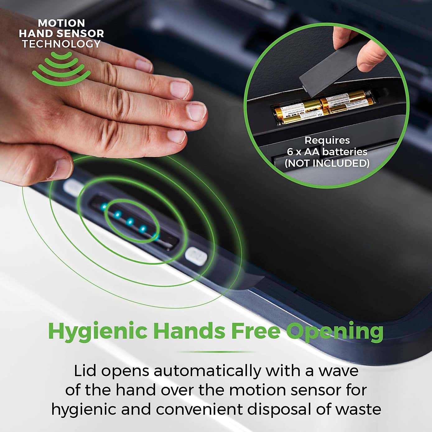 Tower 60L Ozone Sensor Bin