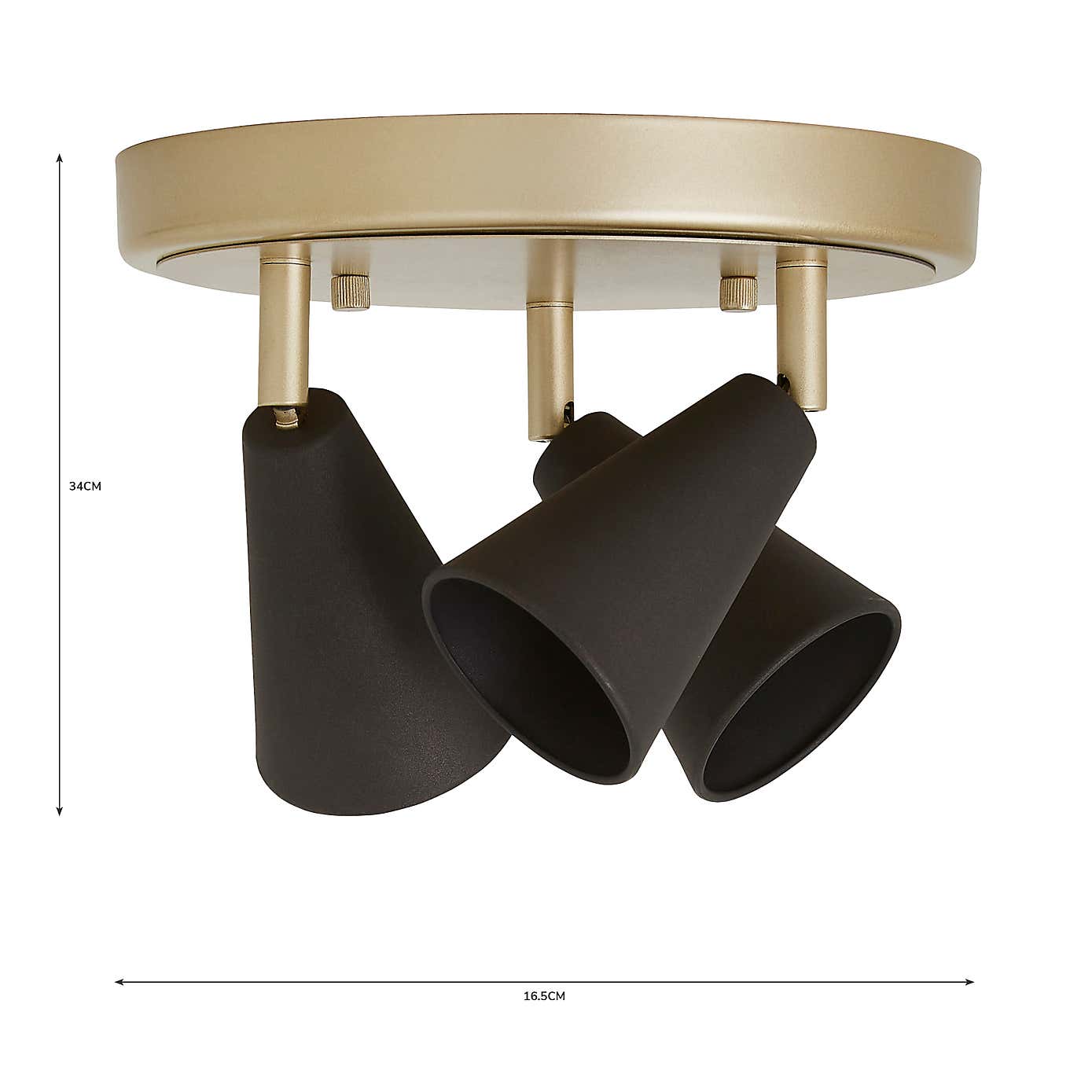 Grove 3 Light Spotlight Fitting