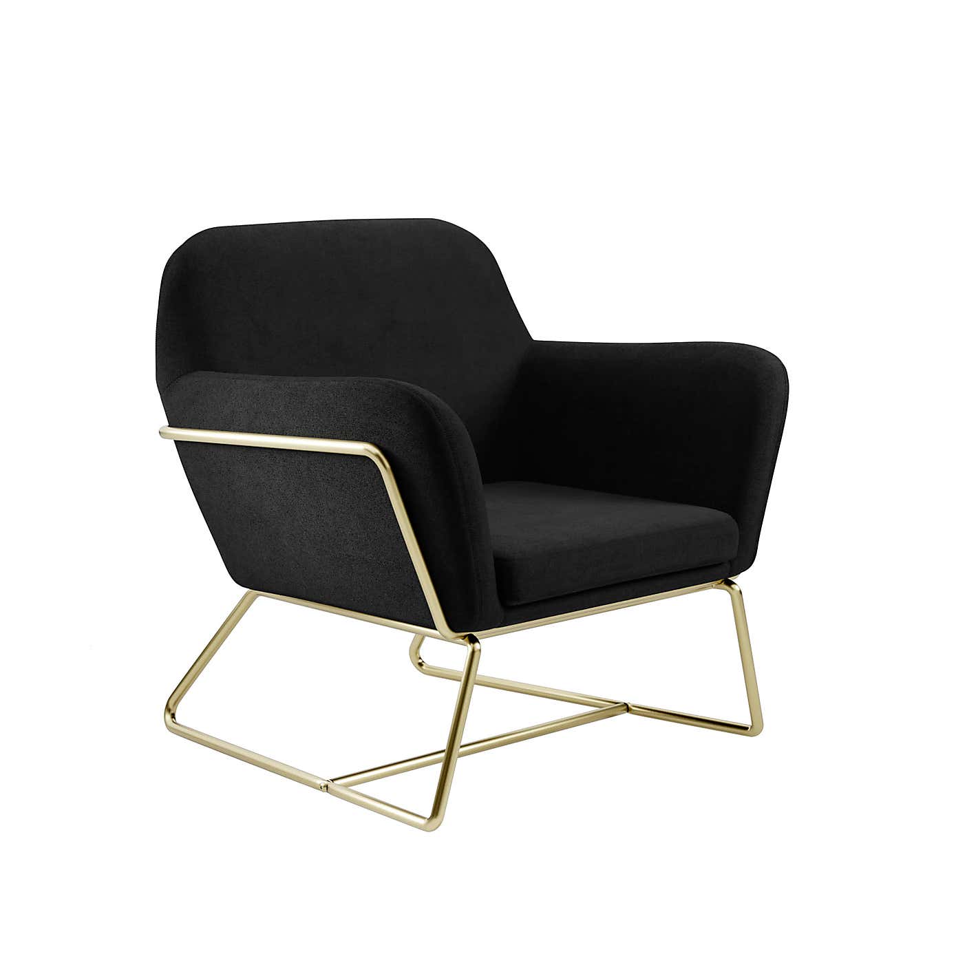 Charles Velvet Armchair
