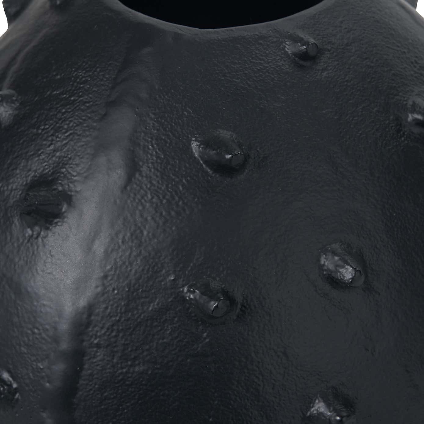 Matt Metal Bobble Vase