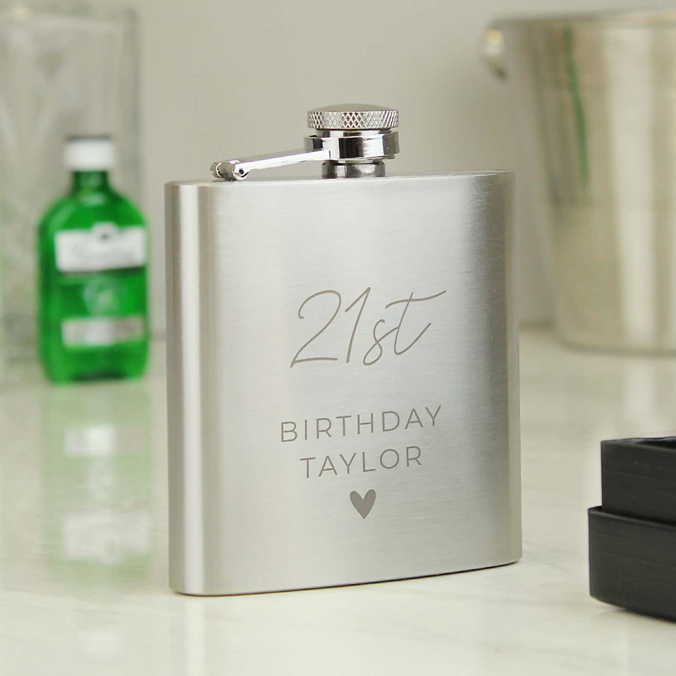 Personalised Wedding Party Hip Flask