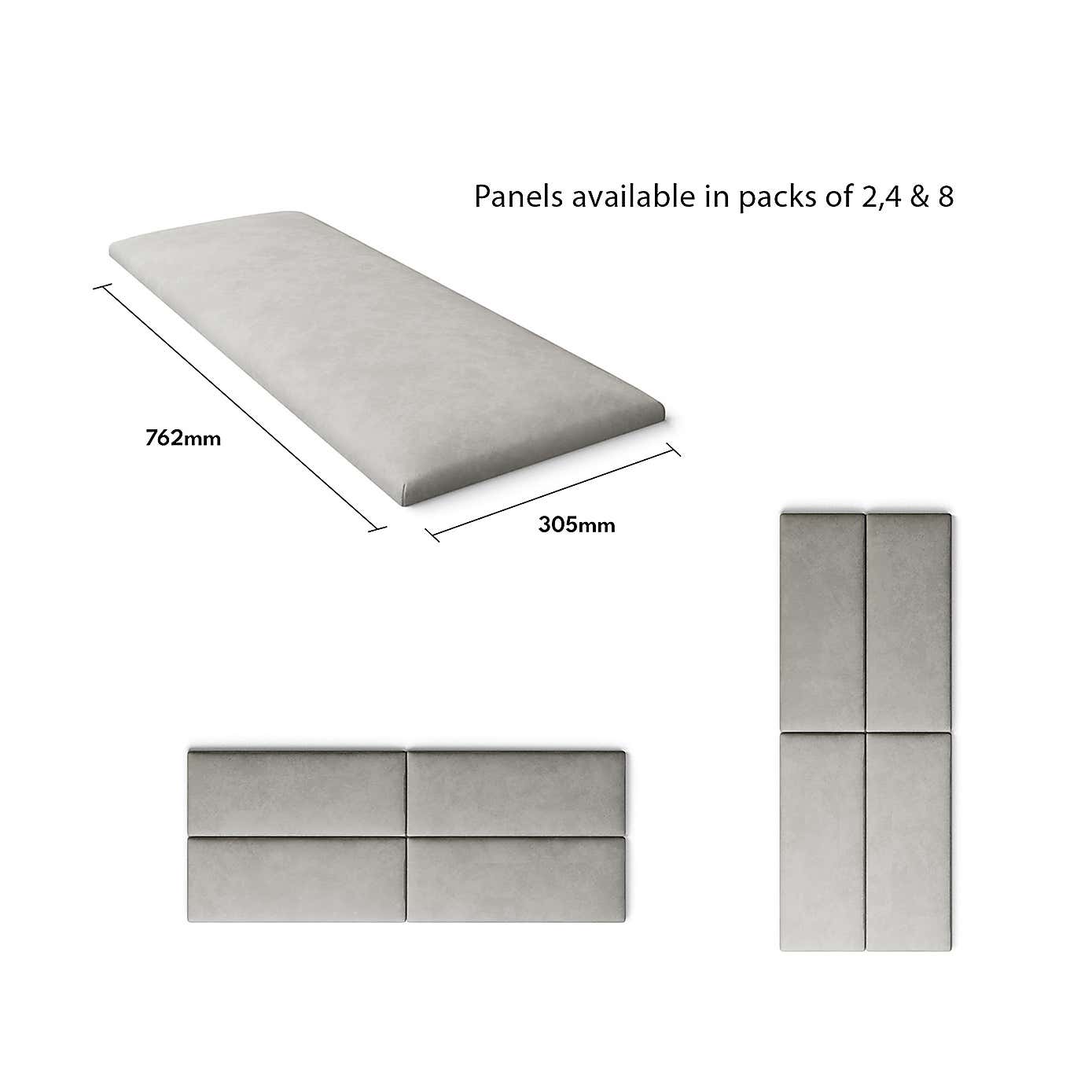 Aspire EasyMount Plush Velvet Upholstered Wall Panels