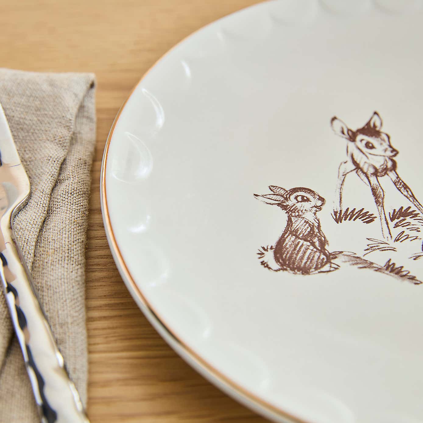 Disney Bambi Embossed Side Plate