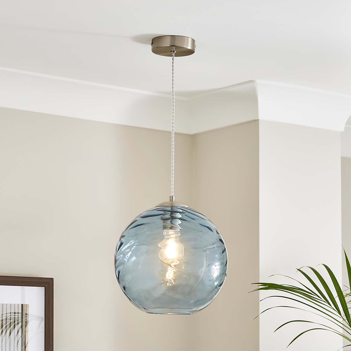 Aqua 1 Light Pendant Ceiling Fitting