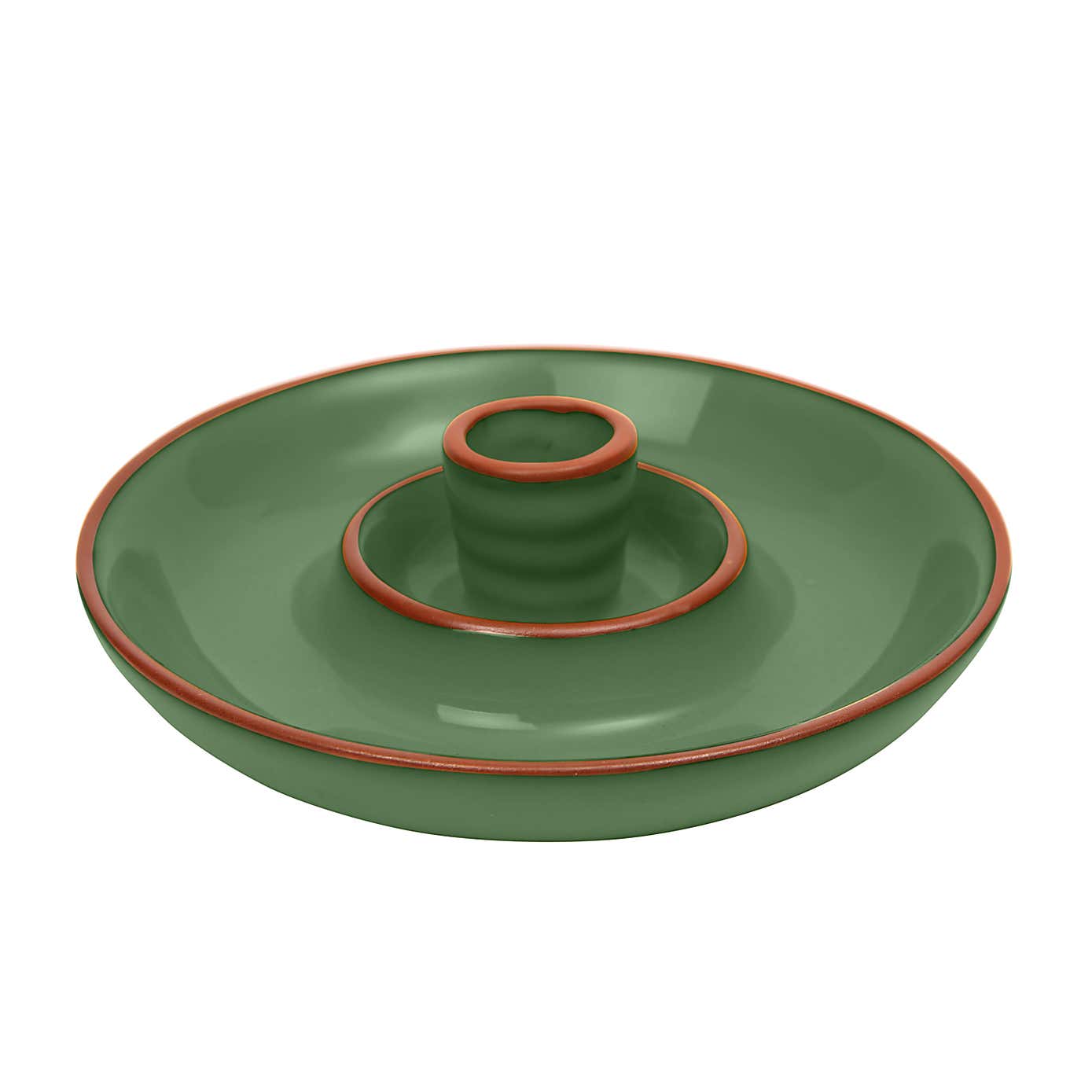 Dexam Sintra Glazed Terracotta Olive Dish