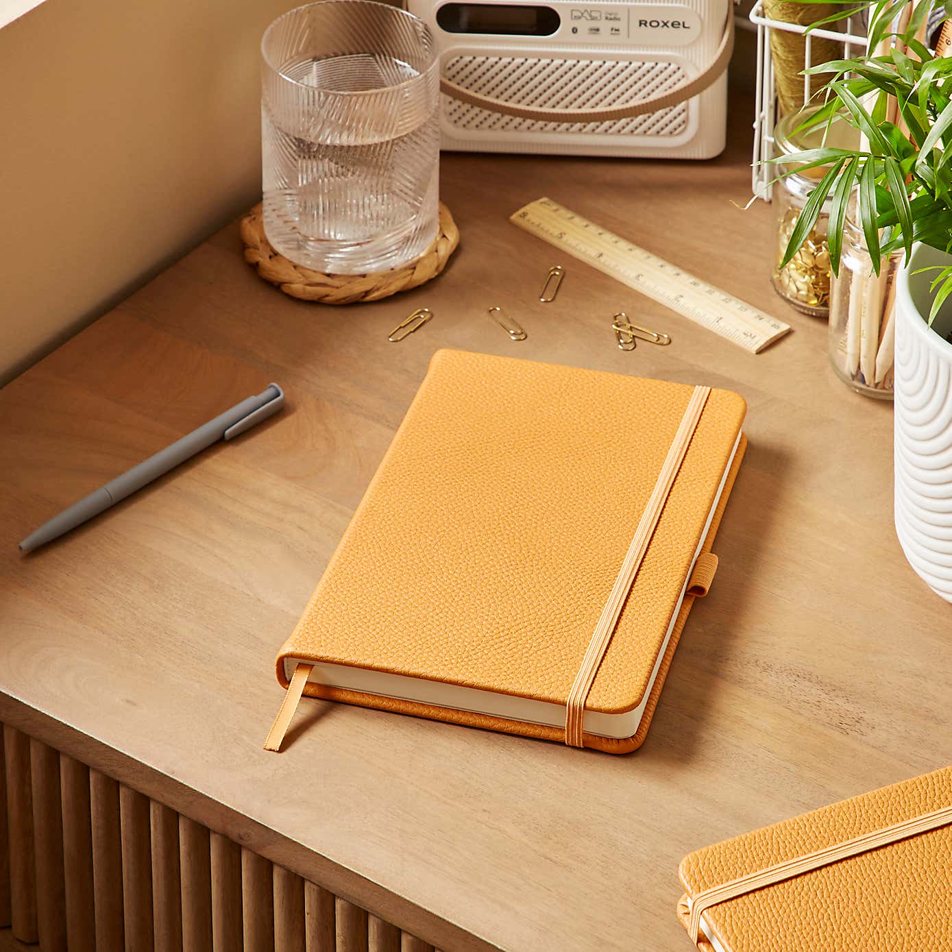 Waters and Noble Premium Faux Leather Notebook