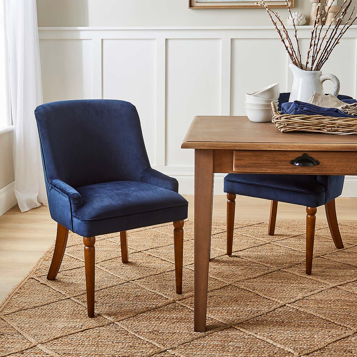 Beatrice Dining Chair, Velvet