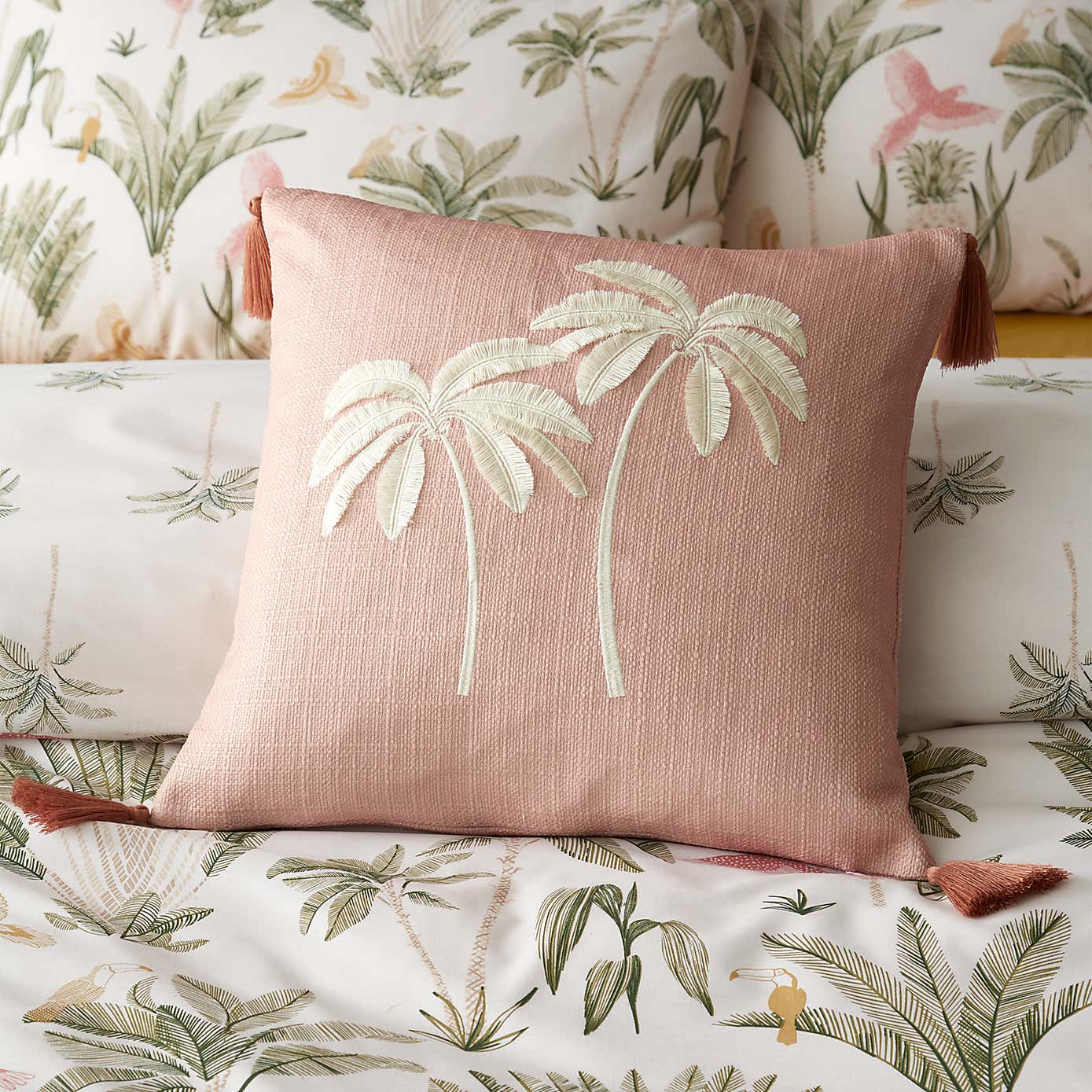 Catherine Lansfield Paradiso Palm Cushion