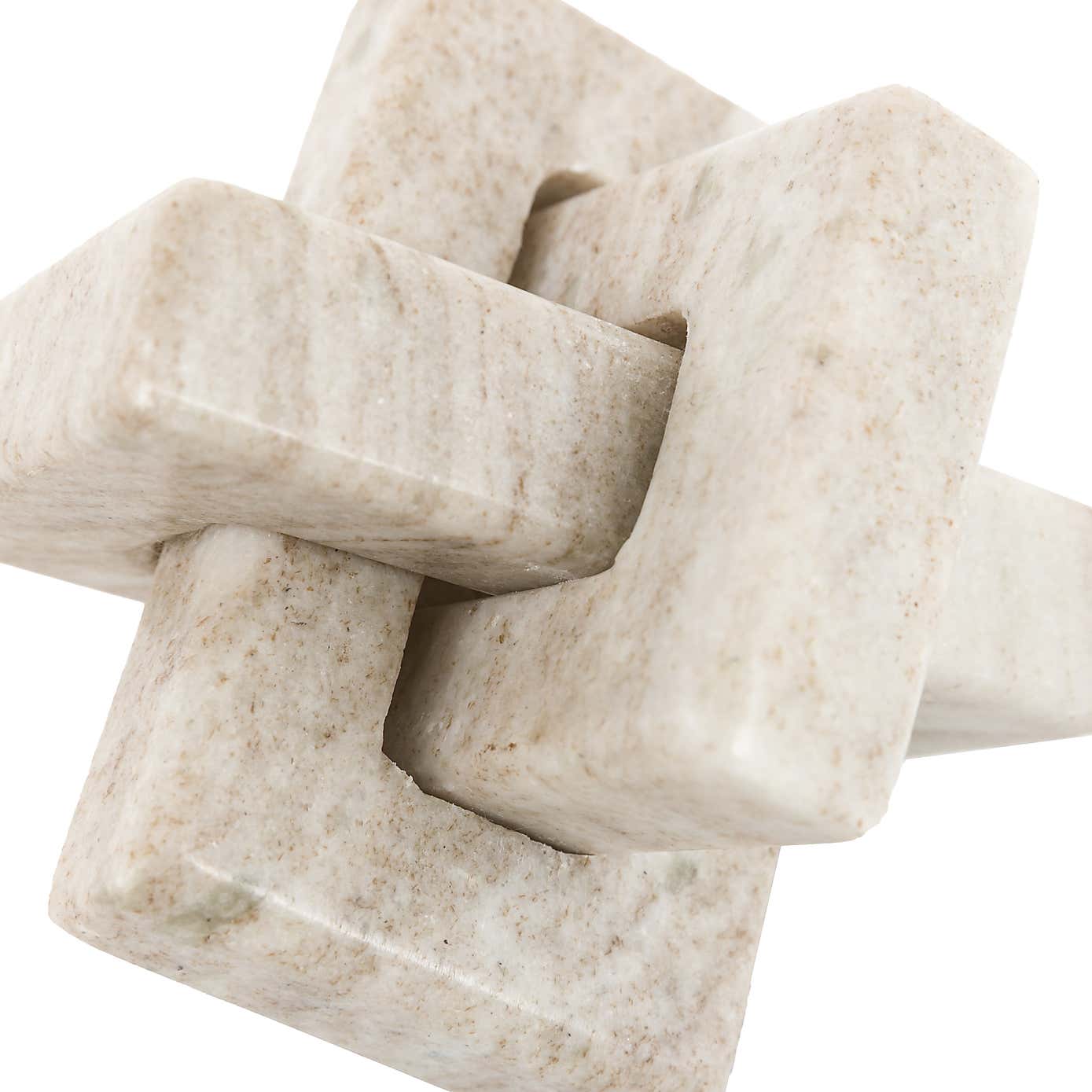 Amadora Marble Square Link Ornament